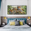 >SALE<Tiger Full Round Drill Diamond Painting DIY Embroidery Wall Art Home Decor