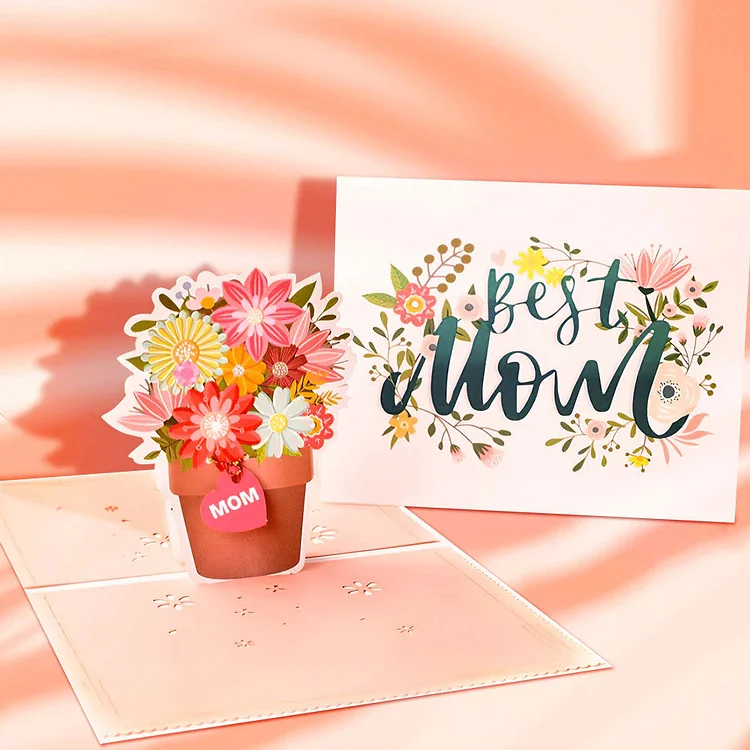 Mother's Day Flowerpot 3D Pop Up Greeting Card