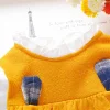 Baby Girls Long Sleeve  Autumn Winter Causal Dress