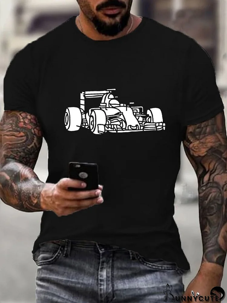 Men's racing print t-shirt