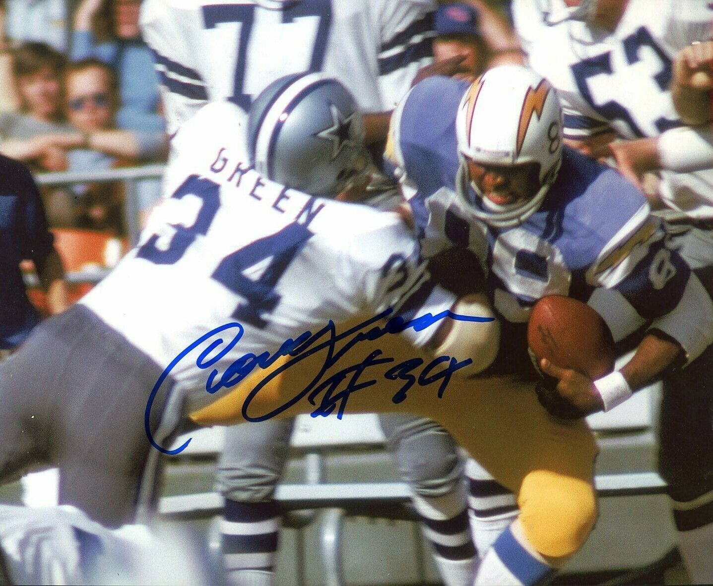 Cornell Green autographed 8x10 Dallas Cowboys In Person #1