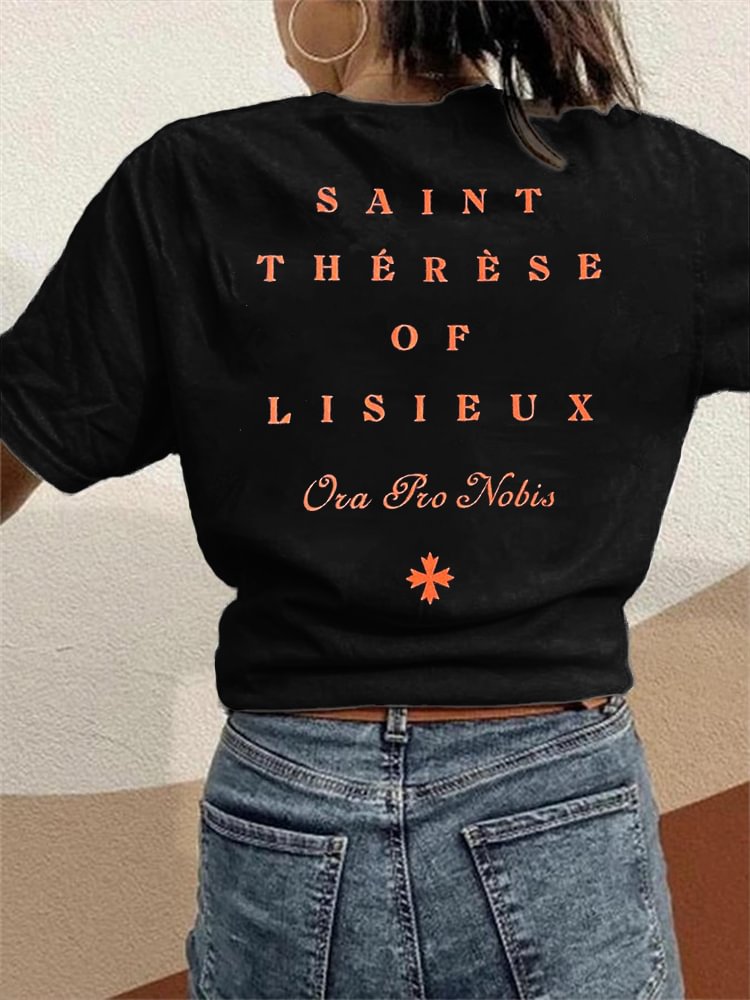 Saint Therese of Lisieux Art Graphic T Shirt
