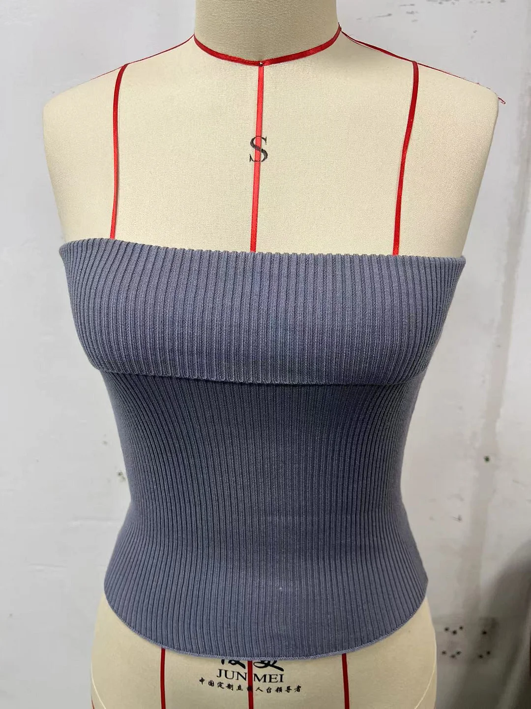 Woherb Woherb New Strapless Three-Color Texture Sense Slim Sexy Thin Pit Strip With A Strapless Jacket Female-Outfit Ideas