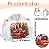 Gnome Christmas Truck DIY PULeather Diamond Painting Tissue Box for Adults Beginners Large Size Diamond Art Paper Storage Holder for Living Room Bathroom Table Decor