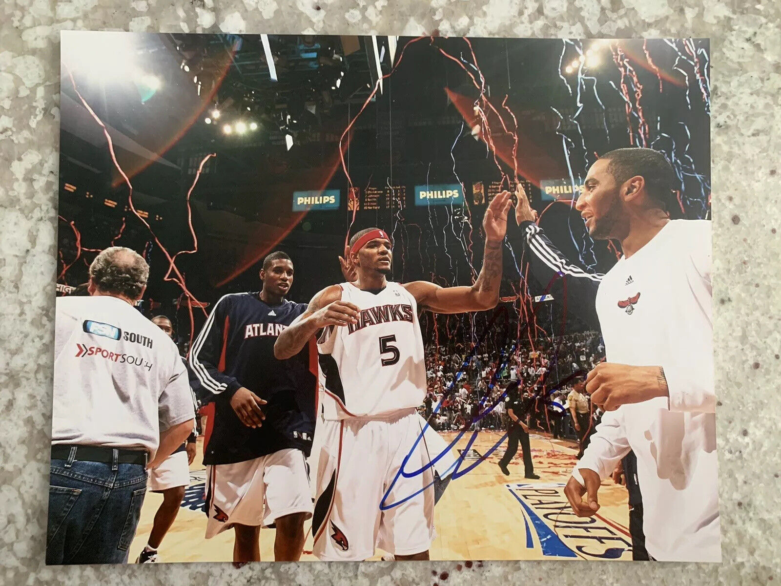 Josh Smith signed 8X10 Photo Poster painting Atlanta Hawks