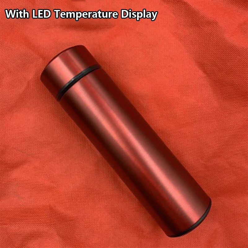 500ML Intelligent Thermos Vacuum Flasks for Tea Water Coffee Thermo Bottle Cup Temperature Display Stainless Steel Thermal Mug