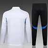 Joyfball 2025/2026 Manchester United Half-Pull Training Suit White Football Shirt 1:1 Thai Quality