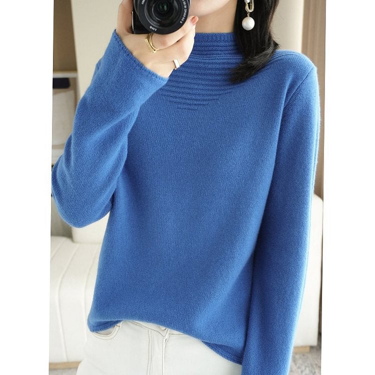 Shift Plain Elegant Sweater
