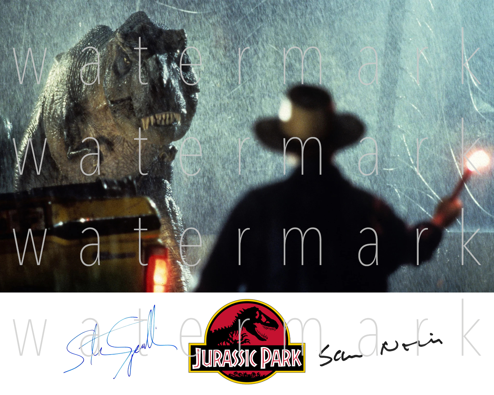 Jurassic Park signed 8X10 inch print Photo Poster painting picture poster wall art autograph RP