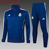 2025/2026 Real Madrid Royal Blue Long Zipped Jacket Football Shirt 1:1 Thai Quality