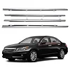 ItranMc Window Molding Trim for Honda Accord 2008-2012,4-Door Sedan,Chrome Outside Door Weatherstrip Window Seal Belt,Replace#72410-TA0-A01 72450-TA0-A01 72910-TA0-A01 72950-TA0-A01