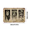 Gypsy hippie cowgirl - Panneaux en &eacute;tain m&eacute;tallique(20*30cm/30*40cm)