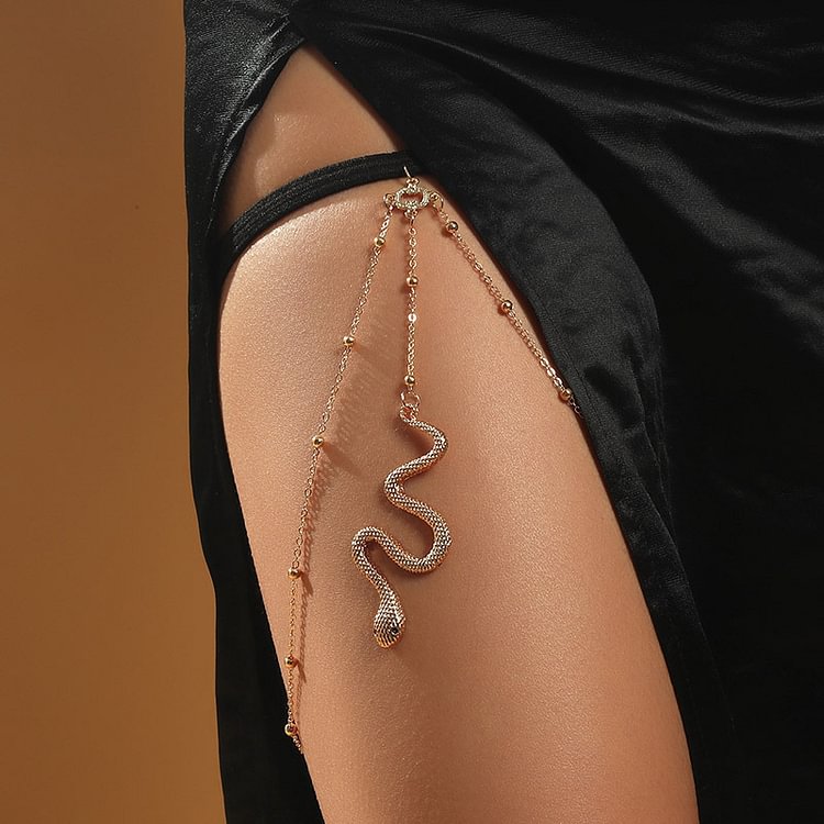 Beach Casual Body Decor Rhinestone Necklace Body Chain