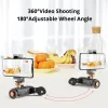 Electric Slide Rail Intelligent Wireless Remote Control SLR Mobile Phone Holder Camera Car Straight Curve Shooting Photography Car With Wireless Remote Control, USB Charging, Adjustable Speed, Suitable For All SLR Cameras And Home DV Cameras