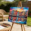 Amsterdam Hues-Framed oil painting by numbers 40*30CM