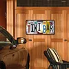 TIKI bar - Enseigne M&eacute;tallique de permis de voiture(30*15cm)