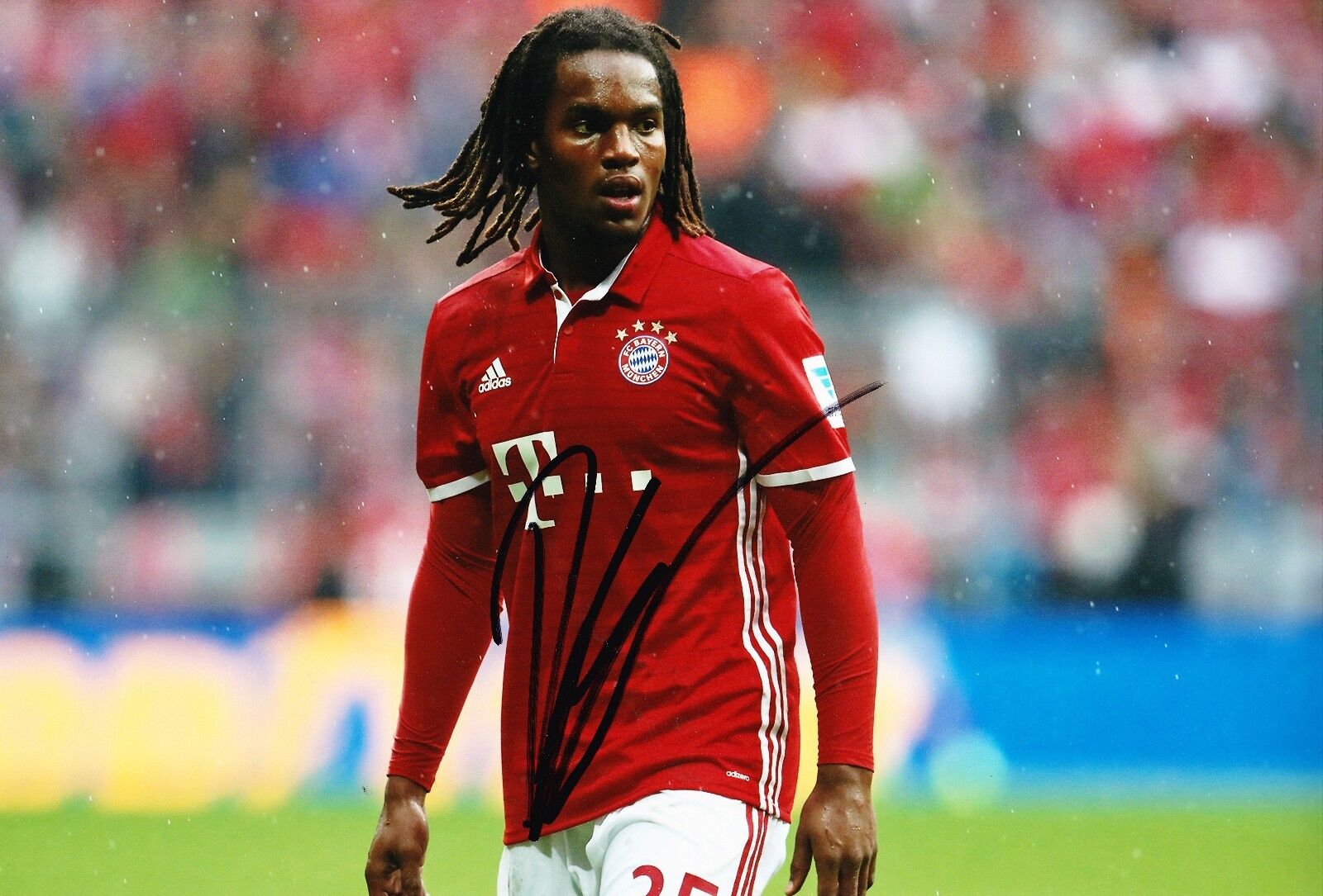 Renato Sanches SIGNED 12X8 Photo Poster painting BAYERN MUNICH & Portugal AFTAL COA (9127)