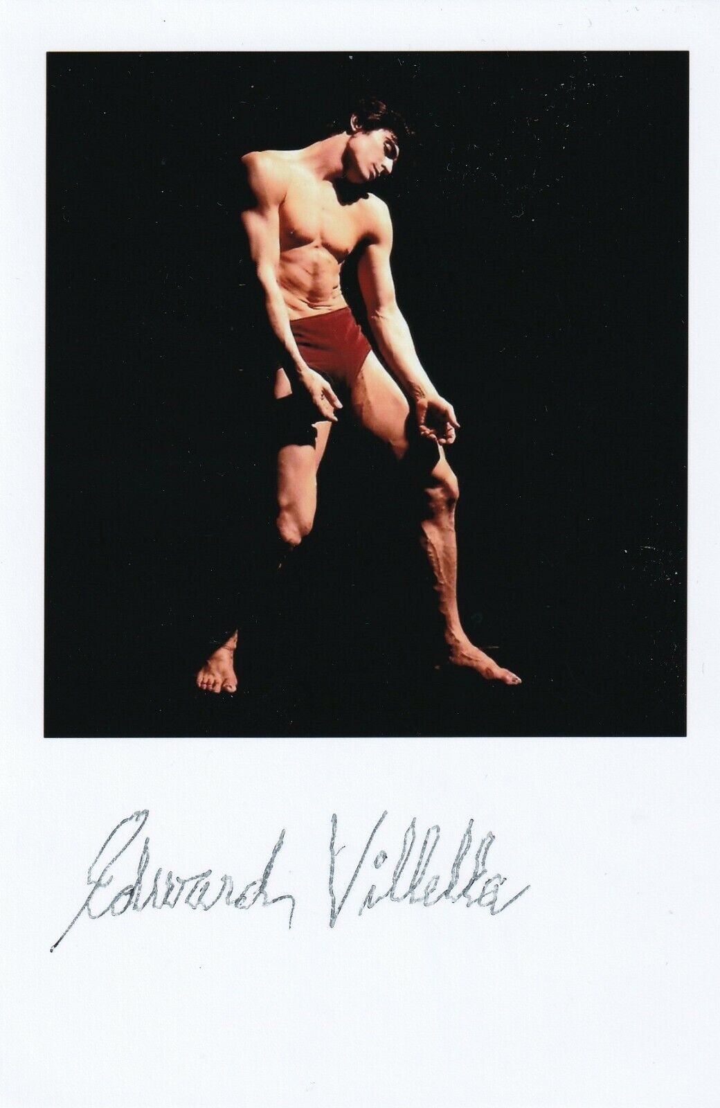 Edward Villella REAL hand SIGNED 4x6 Photo Poster painting #2 COA ballet danseur choreographer