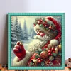 Santa Claus-11CT Stamped Cross Stitch 45*45cm/17.72*17.72in tapestrymarket