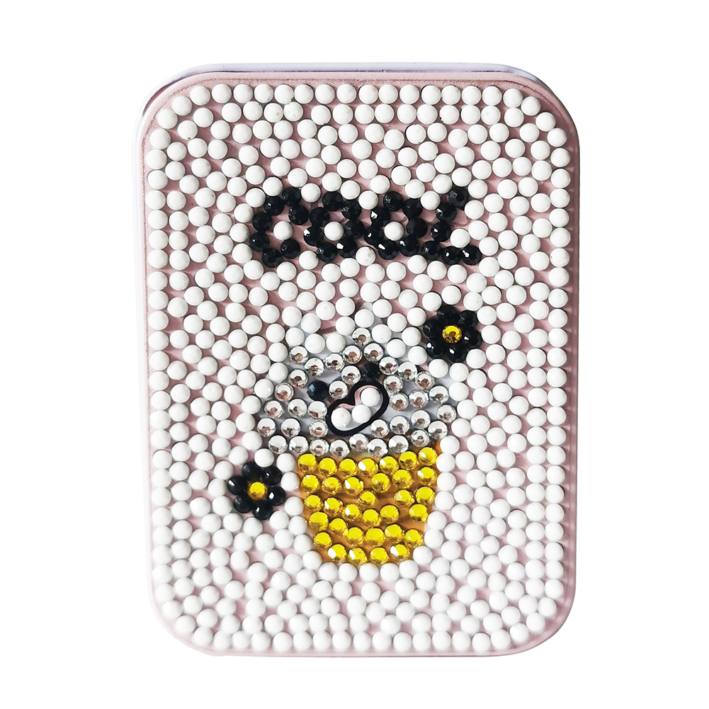 

Ice Cream Pig - 5D DIY Craft Storage Box Mini Square Storage Iron Case, 501 Original
