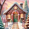 Xmas House-11CT Stamped Cross Stitch 50*50cm