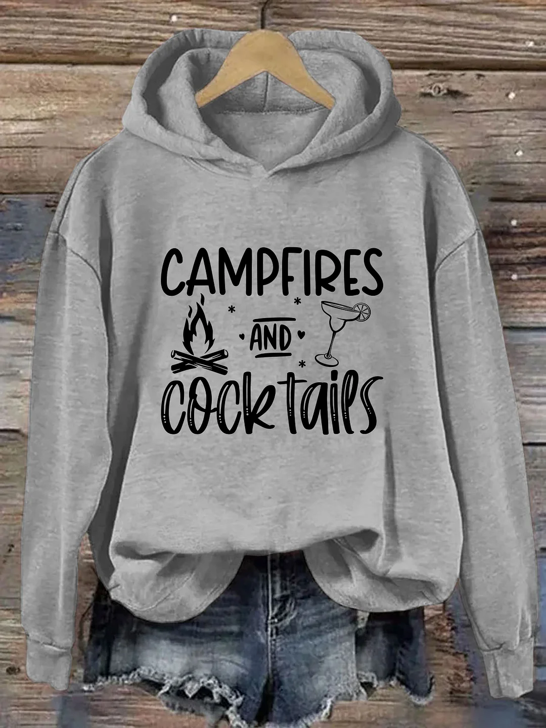 Campfires And Cocktails Hoodie