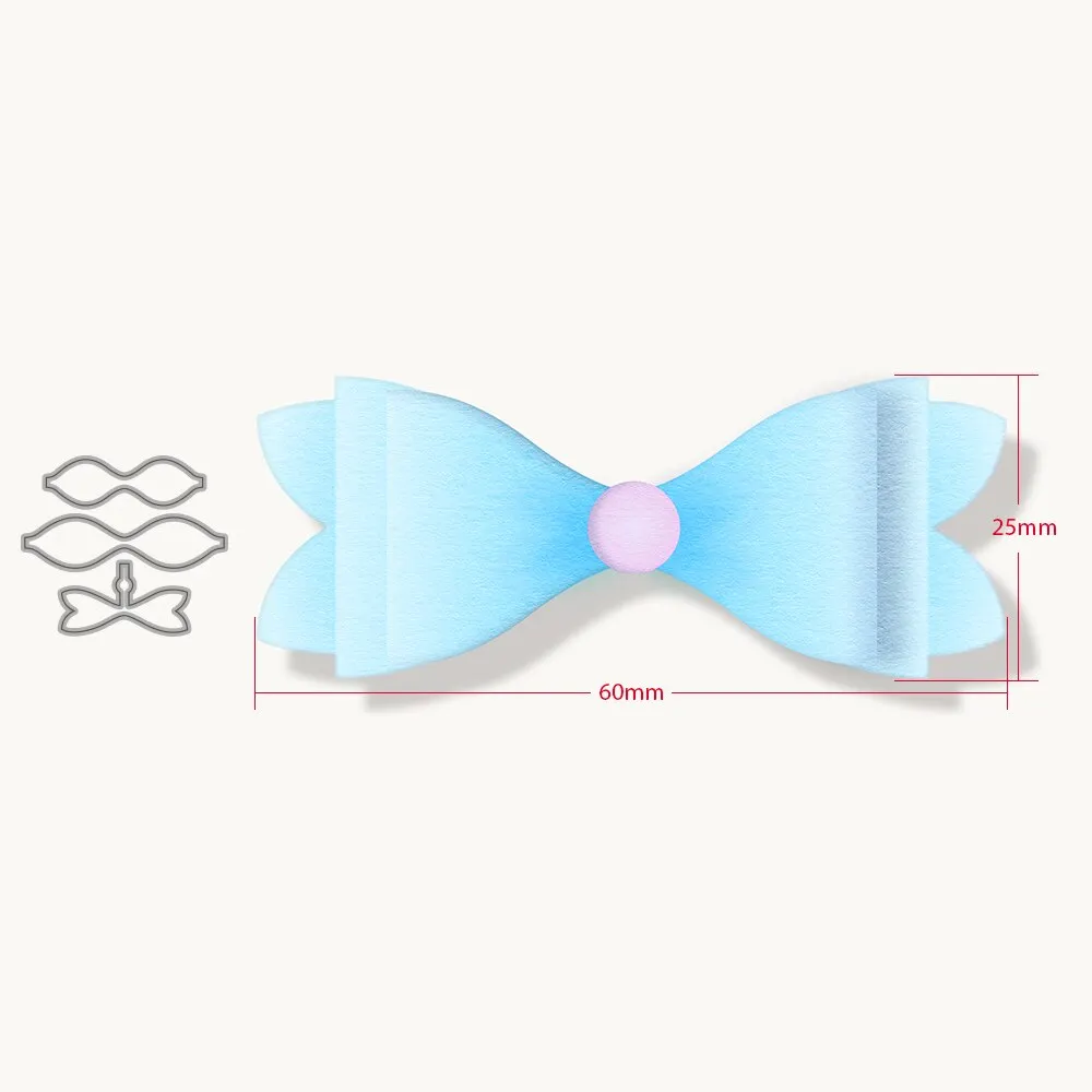 New Arrival Bow Metal Cutting Dies TTemplates for DIY Scrapbooking Material Photo Album Craft Paper Card Making Decorative