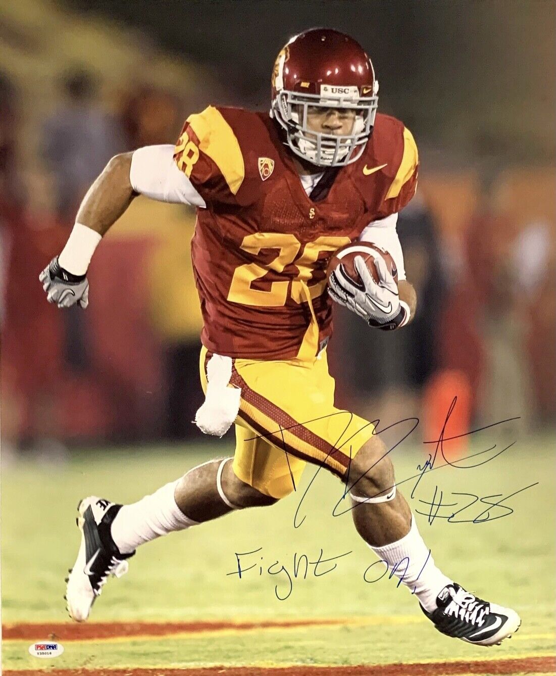 Dillon Baxter Signed USC 16x20 Metallic Photo Poster painting PSA Y35016 w/ Inscription