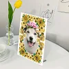 Special Shape Flowers Table Top DIY Diamond Painting Frame for Families Friends