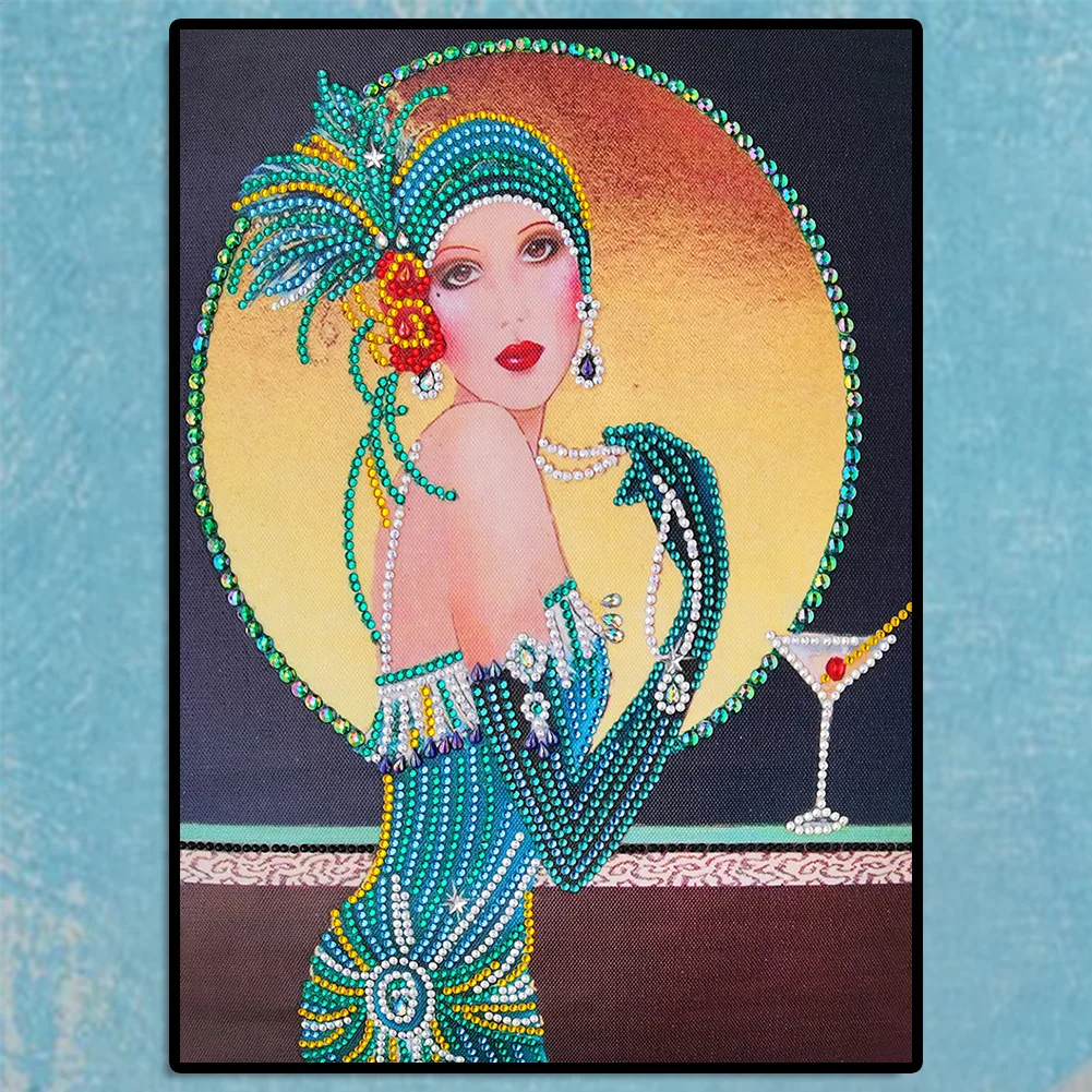 Special Shape Diamond Painting 30*40cm - Noblewoman