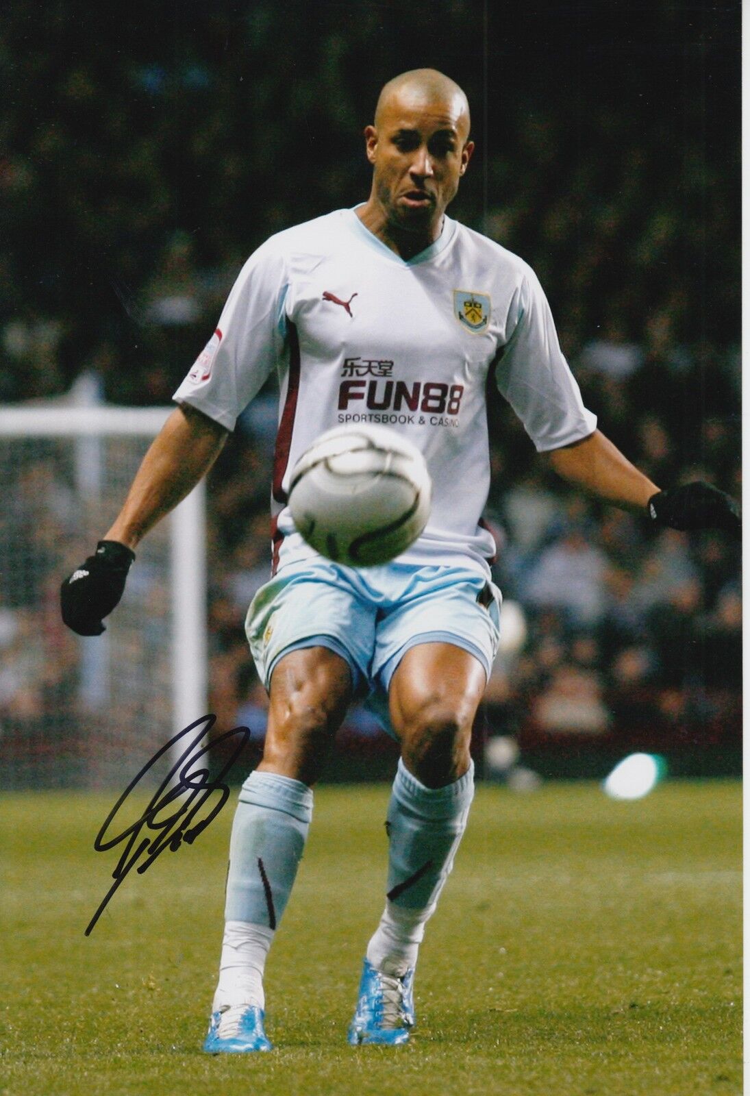 BURNLEY HAND SIGNED TYRONE MEARS 12X8 Photo Poster painting.