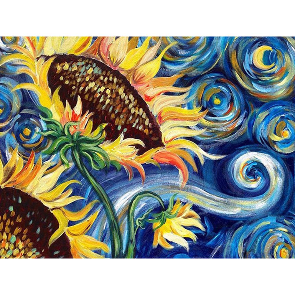 

(Multi-Size) Sunflower - Round/Square Drill Diamond Painting - 30*40CM, Round diamond 30*40cm, 501 Original