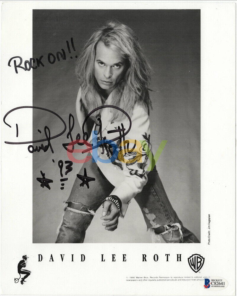 David Lee Roth signed autographed 8x10 Photo Poster painting reprint