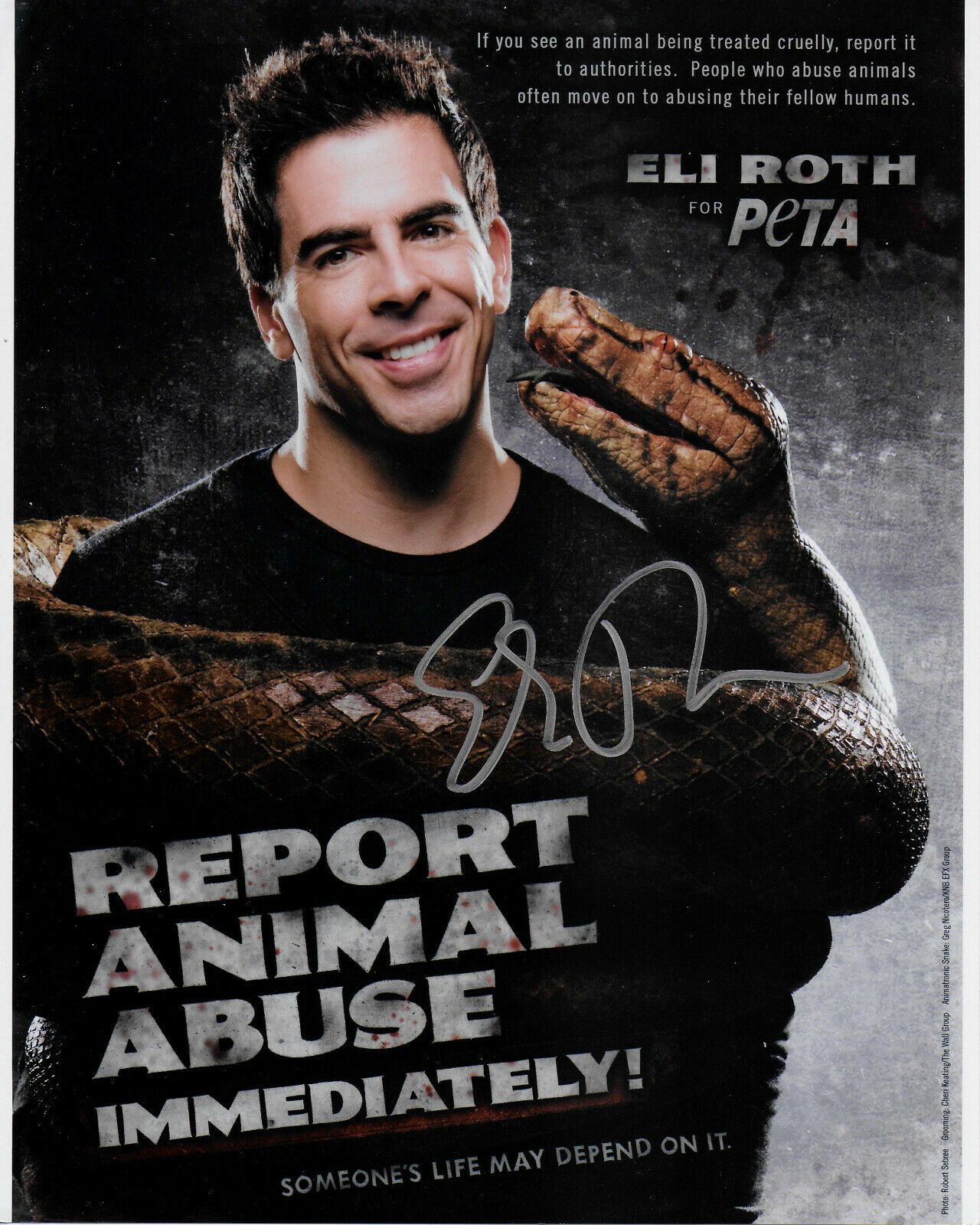 Eli Roth Original Autographed 8X10 Photo Poster painting - Cabin Fever, Hostel