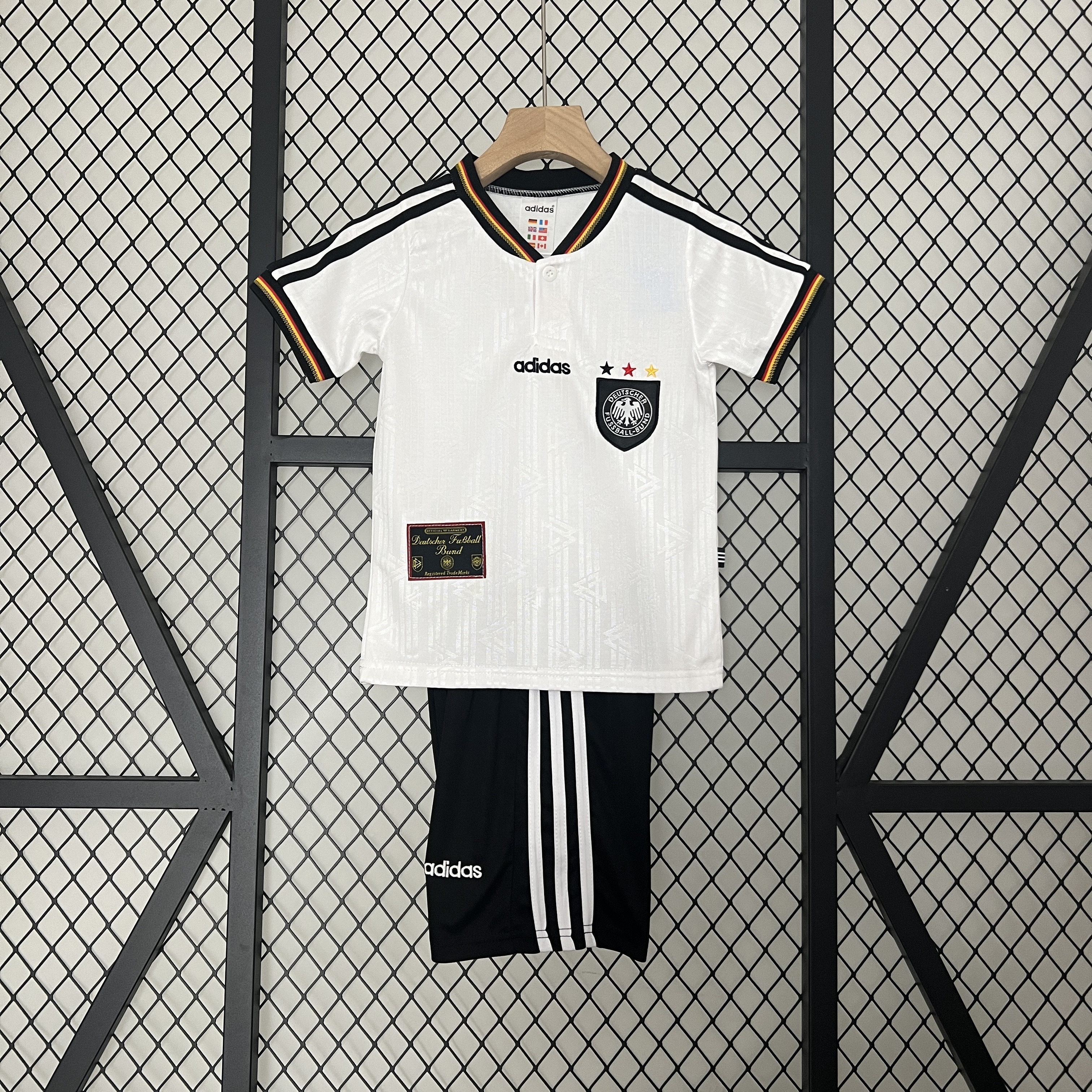 Retro Germany 1996 Home Stadium Kids Kit