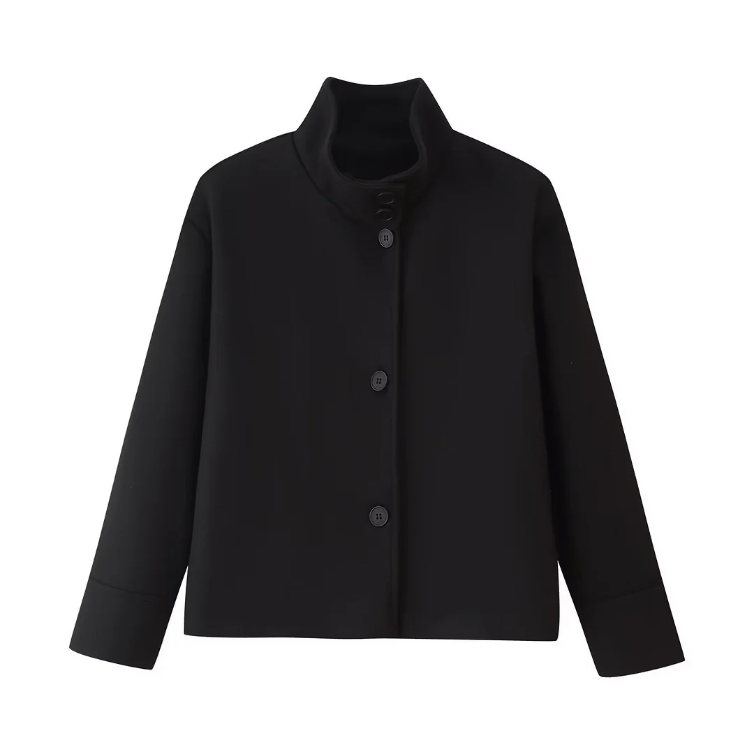 Nigikala Nigikala Women's Clothing Explosion Fashion Casual Collar Buckle Short Loose