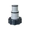 Threaded Connection Pumps Leak-proof Pool Hose Conversion Connector for 1.5&1.25 Inch Hoses Multi-Use for Swimming Pools Outdoors Activities Water Play