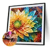 Diamond Painting-DIY Full Round Drill Stained Glass Flower(40*40 CM)