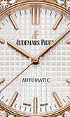 Rose Gold 904L Steel Silver White Dial - Watches - 37mm
