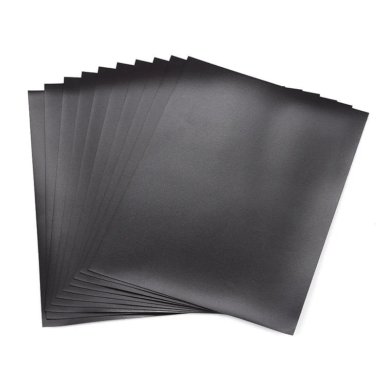 Scrapbook Series - 10pcs Rubber Magnet Sheet DIY Photo Picture Cutting Die Black Magnetic Mats