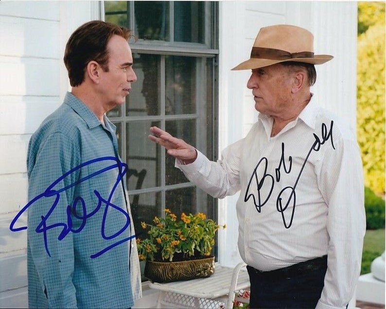 Robert duvall and billy bob thornton signed autograph jayne mansfields car Photo Poster painting