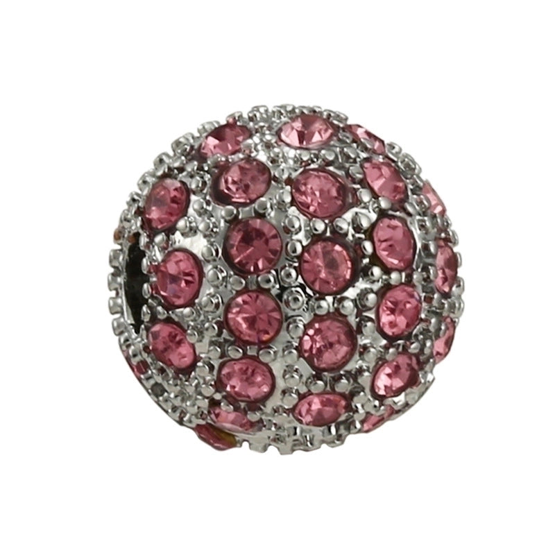 1 PC/Package Alloy Rhinestones Geometric Polished Beads