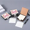 Leather Butterfly Diamond Painting Notecard Box Rhinestones Post It Dispenser