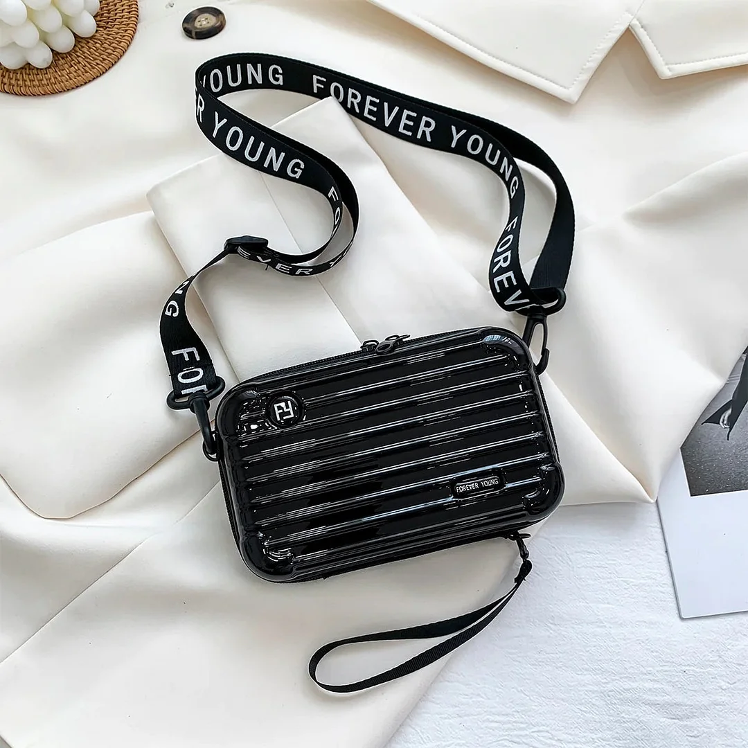 CROSSBODY SUITCASE PURSE