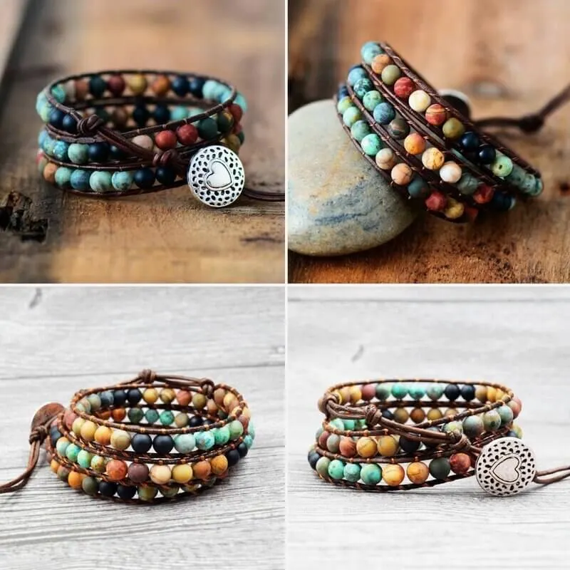Agate Balance Charm Bracelet