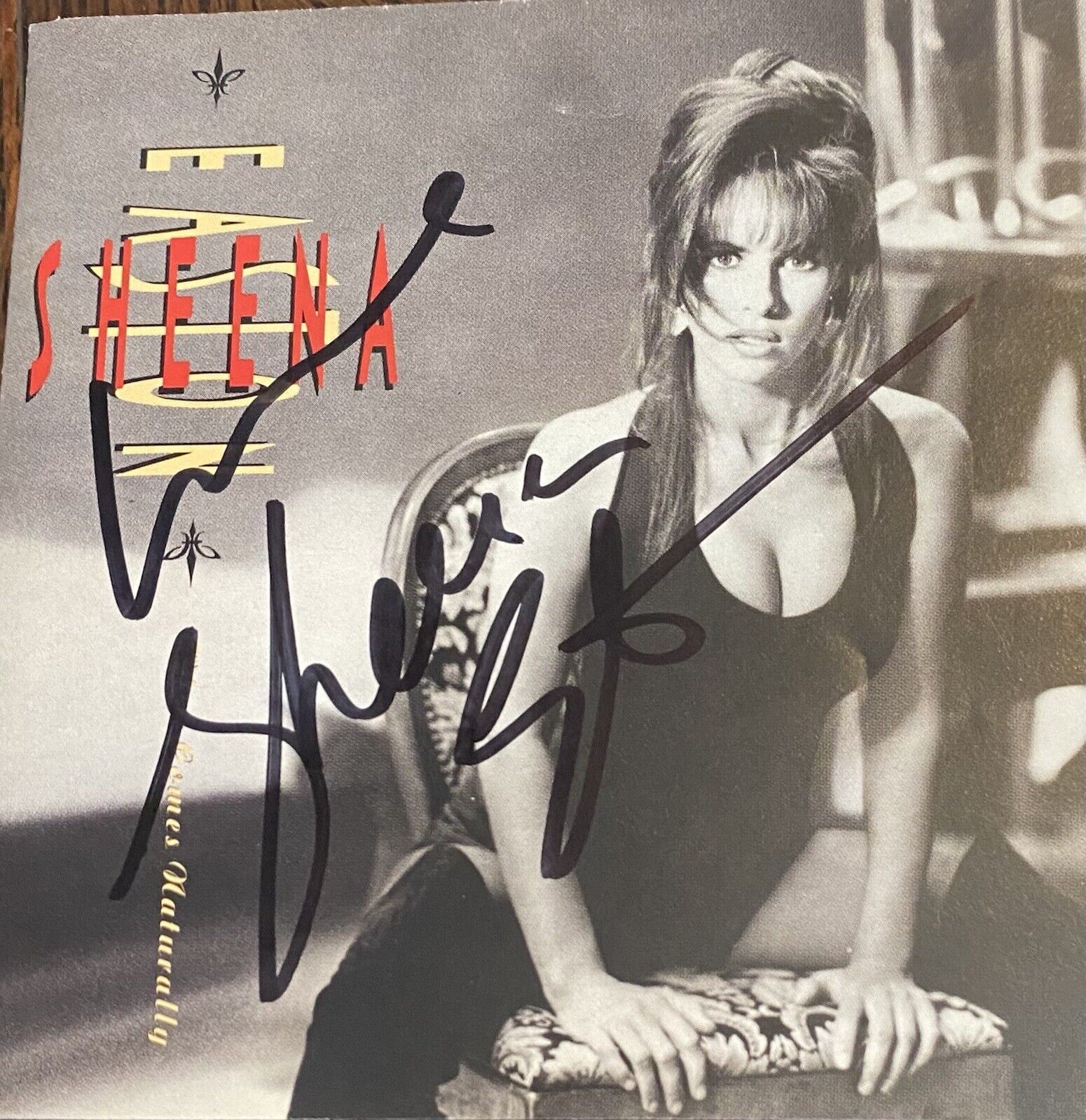 Sheena Easton Signed Autographed What Comes Naturally CD Prince Sexy