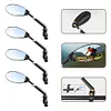 Bicycle Rearview Mirror Handlebar Bike Mirror Adjustable Angle for MTB Road Bike