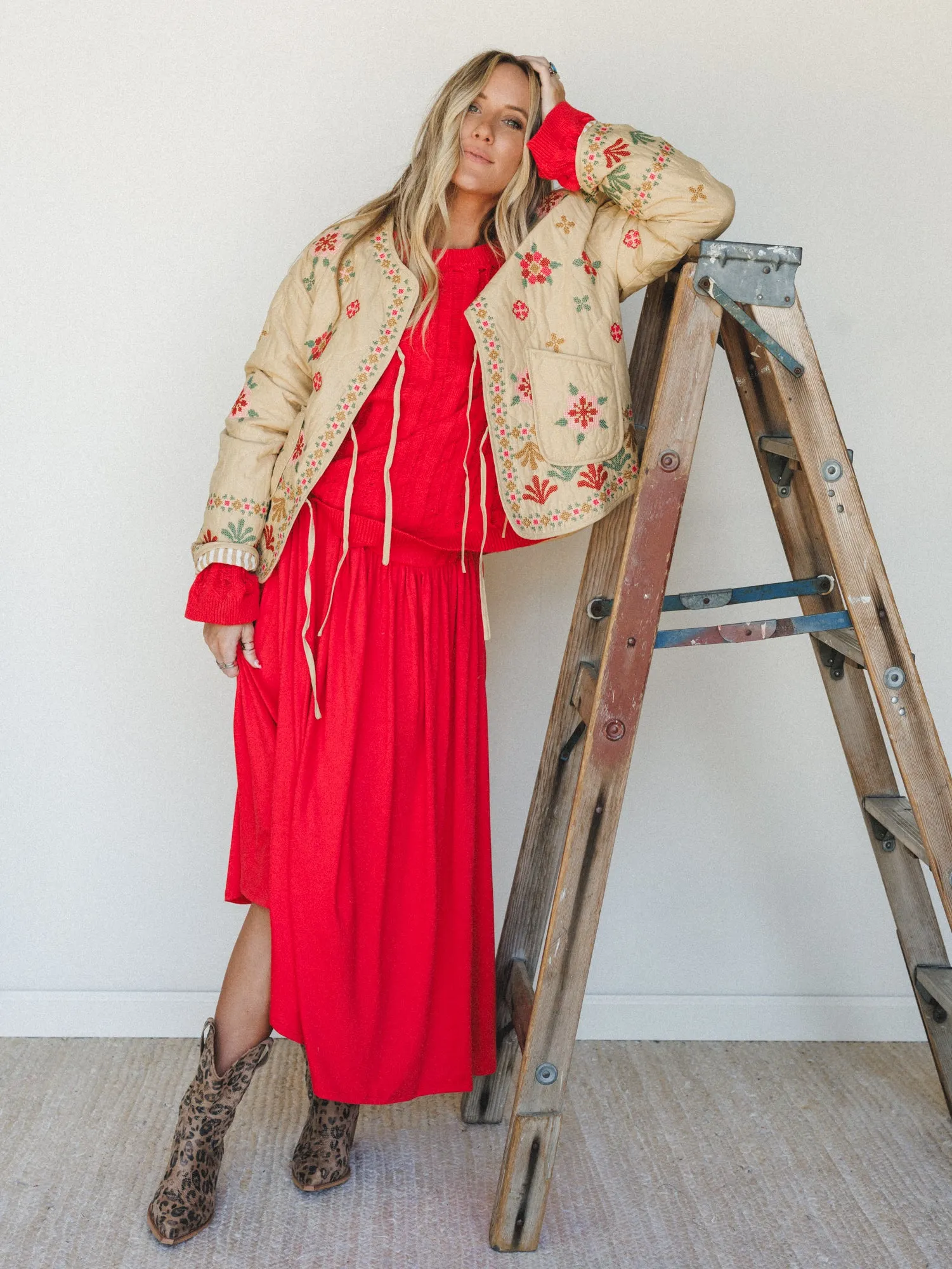 Through the Seasons 3 Piece Bundle - Red Orange