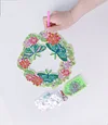 DIY Diamond Painting Wreath - Butterfly