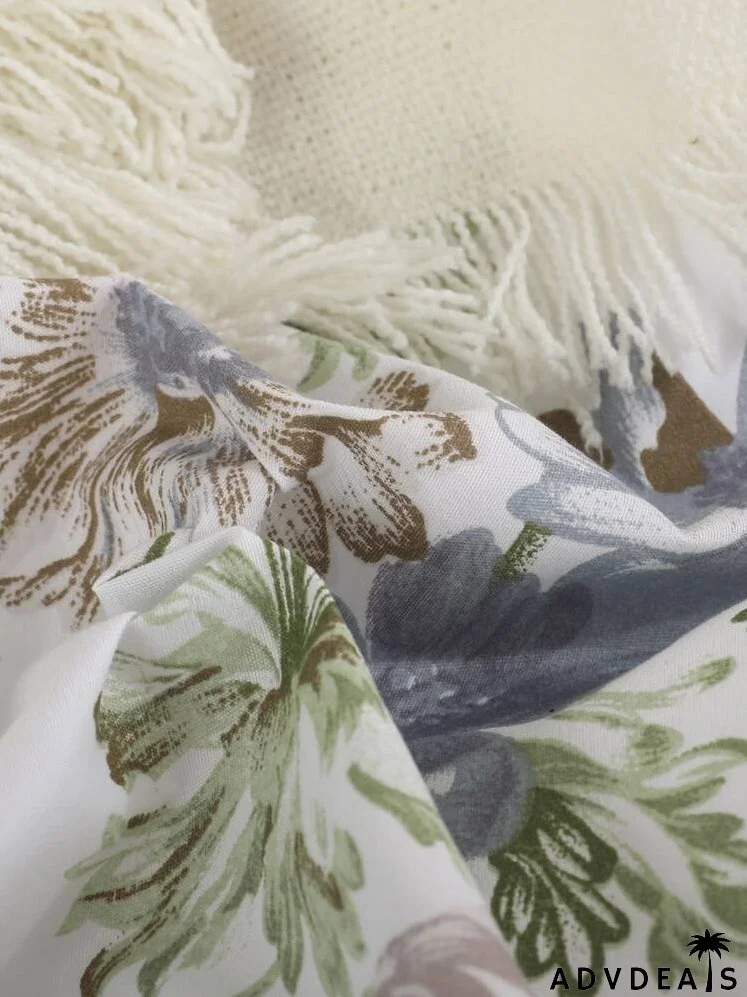 Flower Print Bedding Set Without Filler